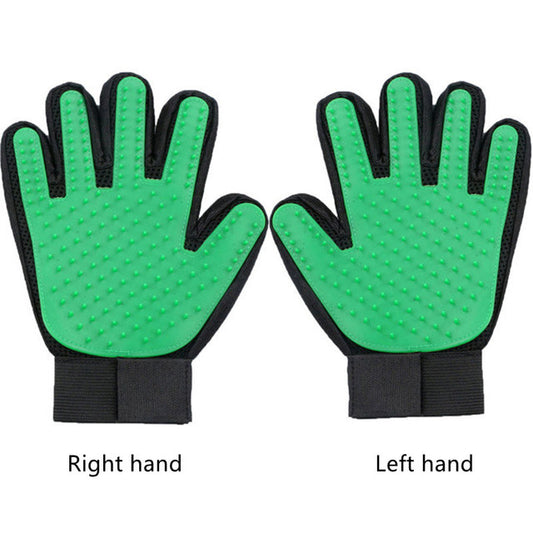 Silicone Pet Grooming Glove – Bath Brush & Massage Tool