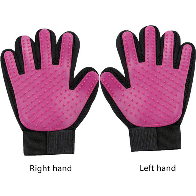 Silicone Pet Grooming Glove – Bath Brush & Massage Tool