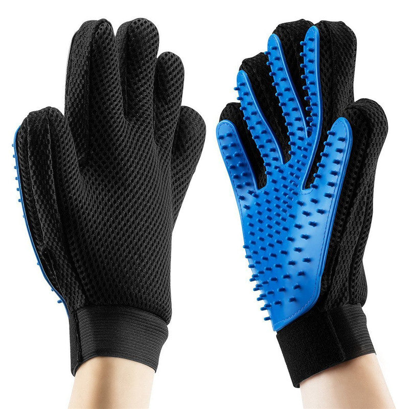Silicone Pet Grooming Glove – Bath Brush & Massage Tool