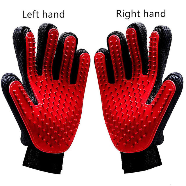 Silicone Pet Grooming Glove – Bath Brush & Massage Tool