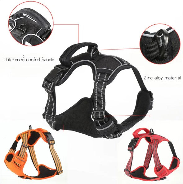 Adjustable Pet Harness Vest – Comfortable & Secure