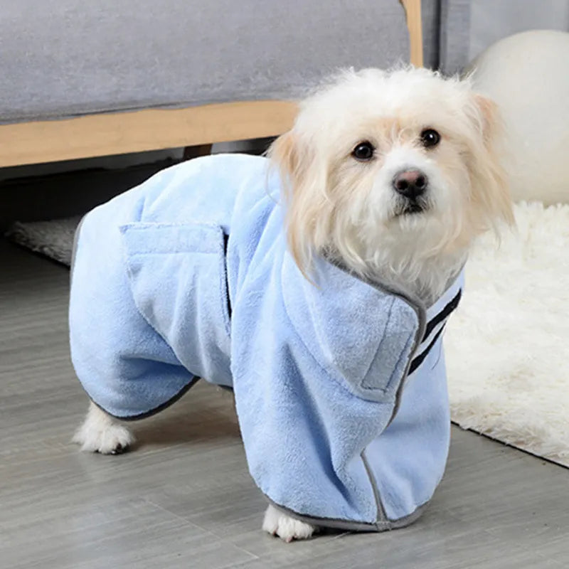 Pet Bathrobe & Fast-Drying Towel – Soft Microfiber
