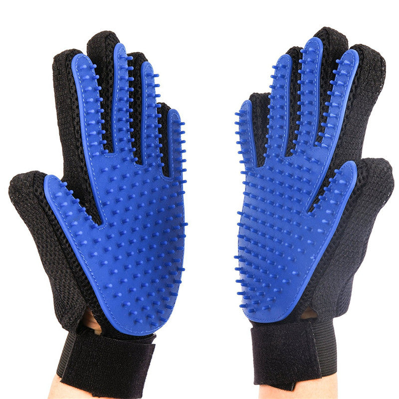 Silicone Pet Grooming Glove – Bath Brush & Massage Tool