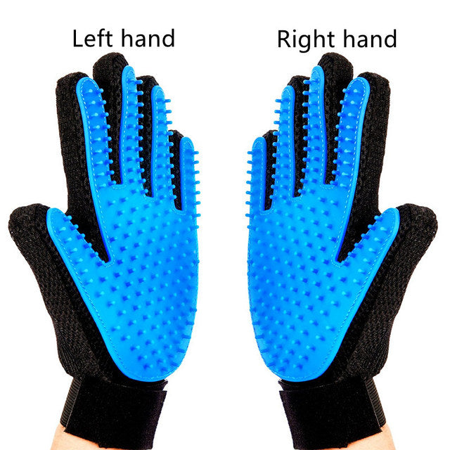 Silicone Pet Grooming Glove – Bath Brush & Massage Tool