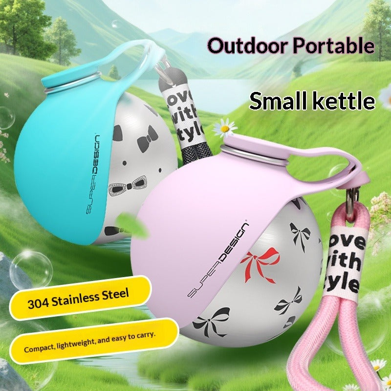 Portable Dog Water Bottle with Stainless Steel Bowl