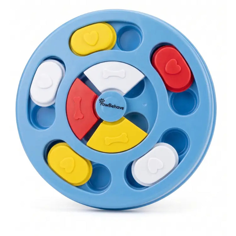 Engaging Dog Puzzle Toy & Slow Feeder Bowl - Fun Level 1 Treat Dispenser for Healthy Digestion!