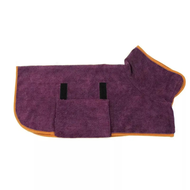 Pet Bathrobe & Fast-Drying Towel – Soft Microfiber