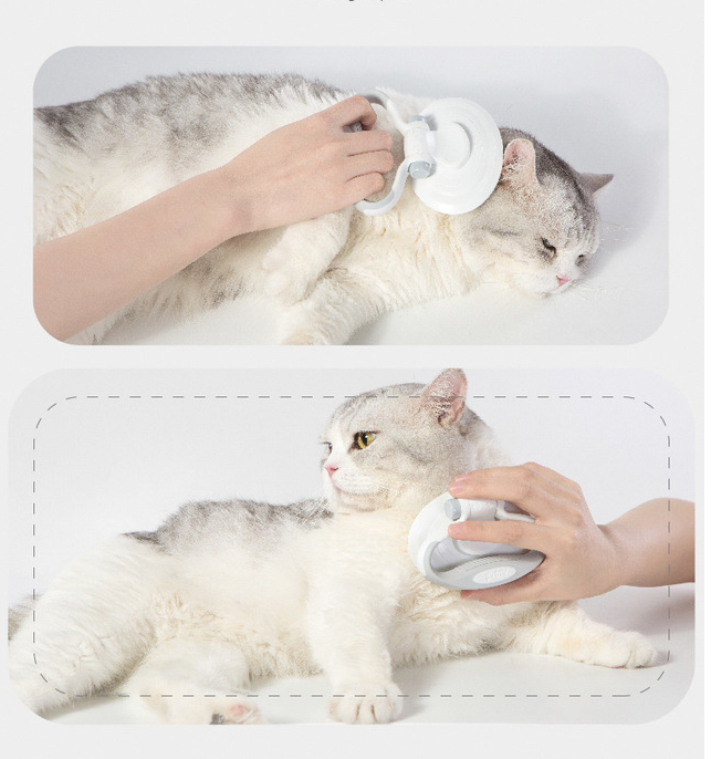 Self-Cleaning Pet Slicker Brush – Steel Wire Grooming Tool