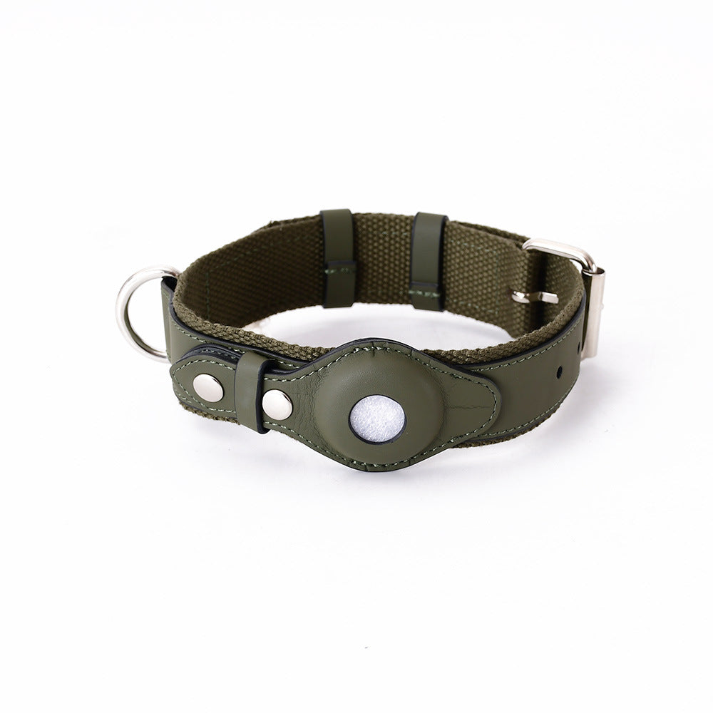 Premium Dog Collar & Leash Set for Medium to Large Dogs - Airtag Compatible (Locator Not Included)