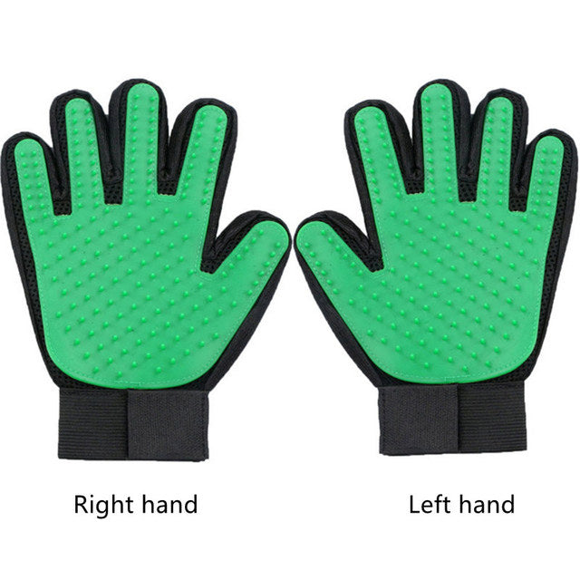 Silicone Pet Grooming Glove – Bath Brush & Massage Tool