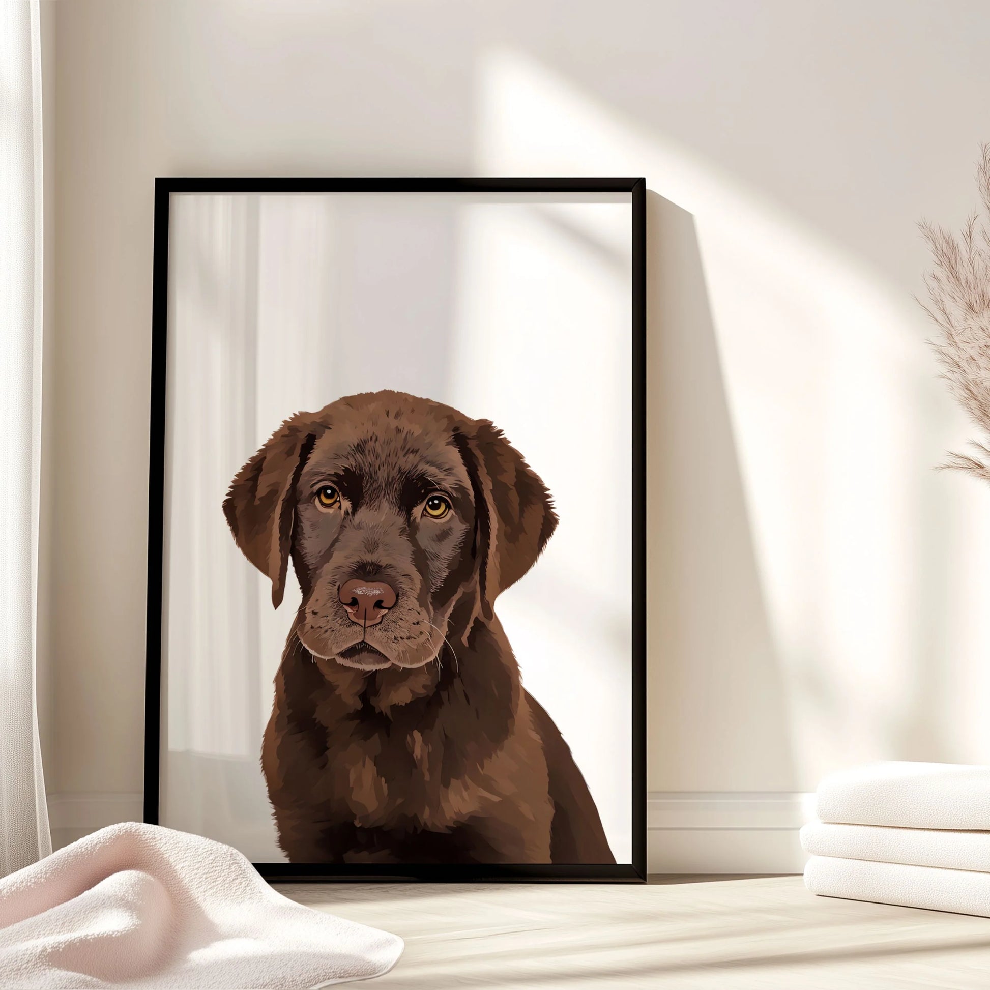 Customizable Pet Portrait - Cherish Your Furry Friend with a Unique Photo and Name!