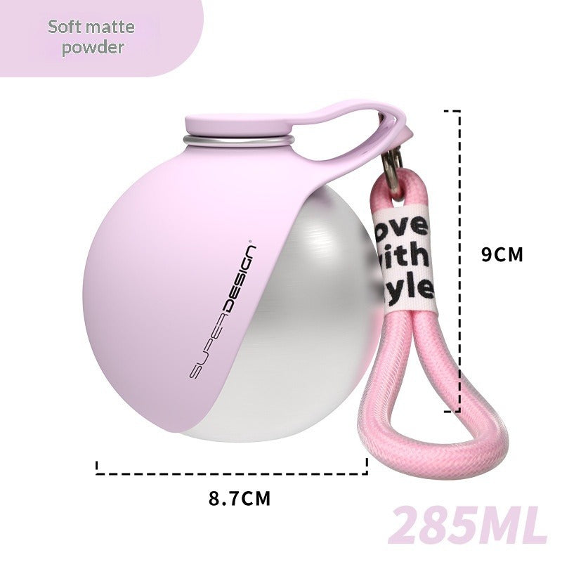 Portable Dog Water Bottle with Stainless Steel Bowl