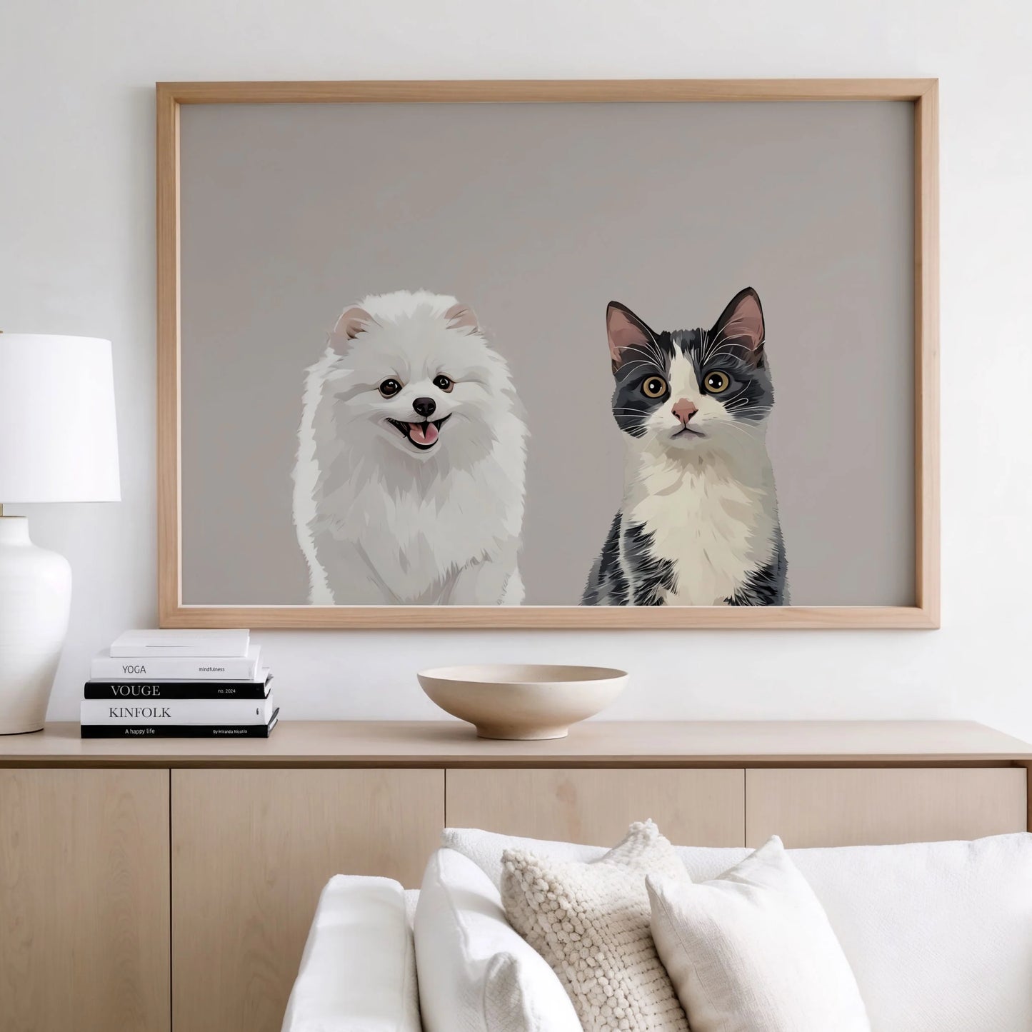 Customizable Pet Portrait - Cherish Your Furry Friend with a Unique Photo and Name!