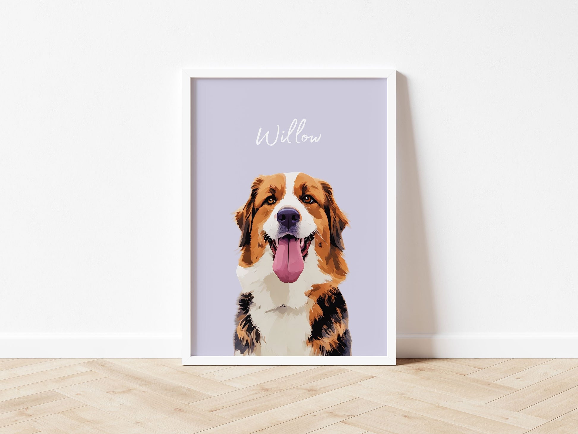 Customizable Pet Portrait - Cherish Your Furry Friend with a Unique Photo and Name!
