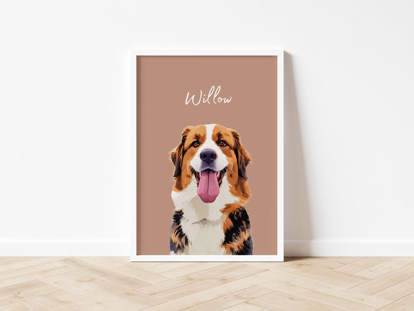 Customizable Pet Portrait - Cherish Your Furry Friend with a Unique Photo and Name!