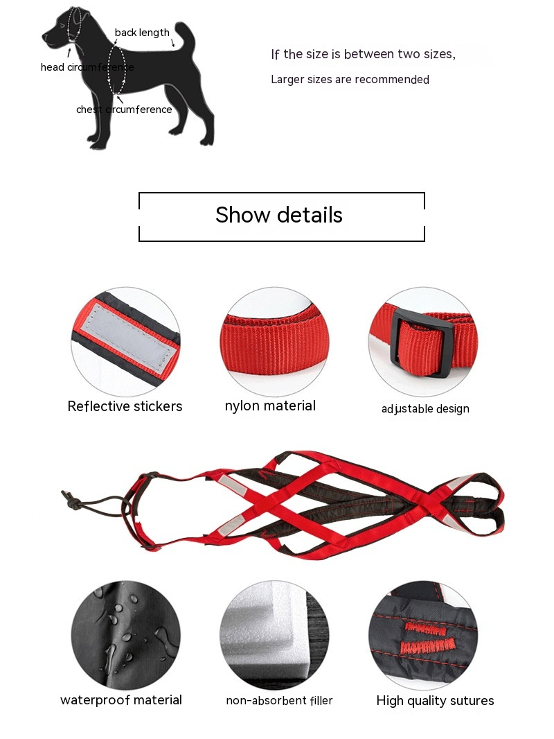 Dog Sled & Pulling Harness – Heavy-Duty & Adjustable