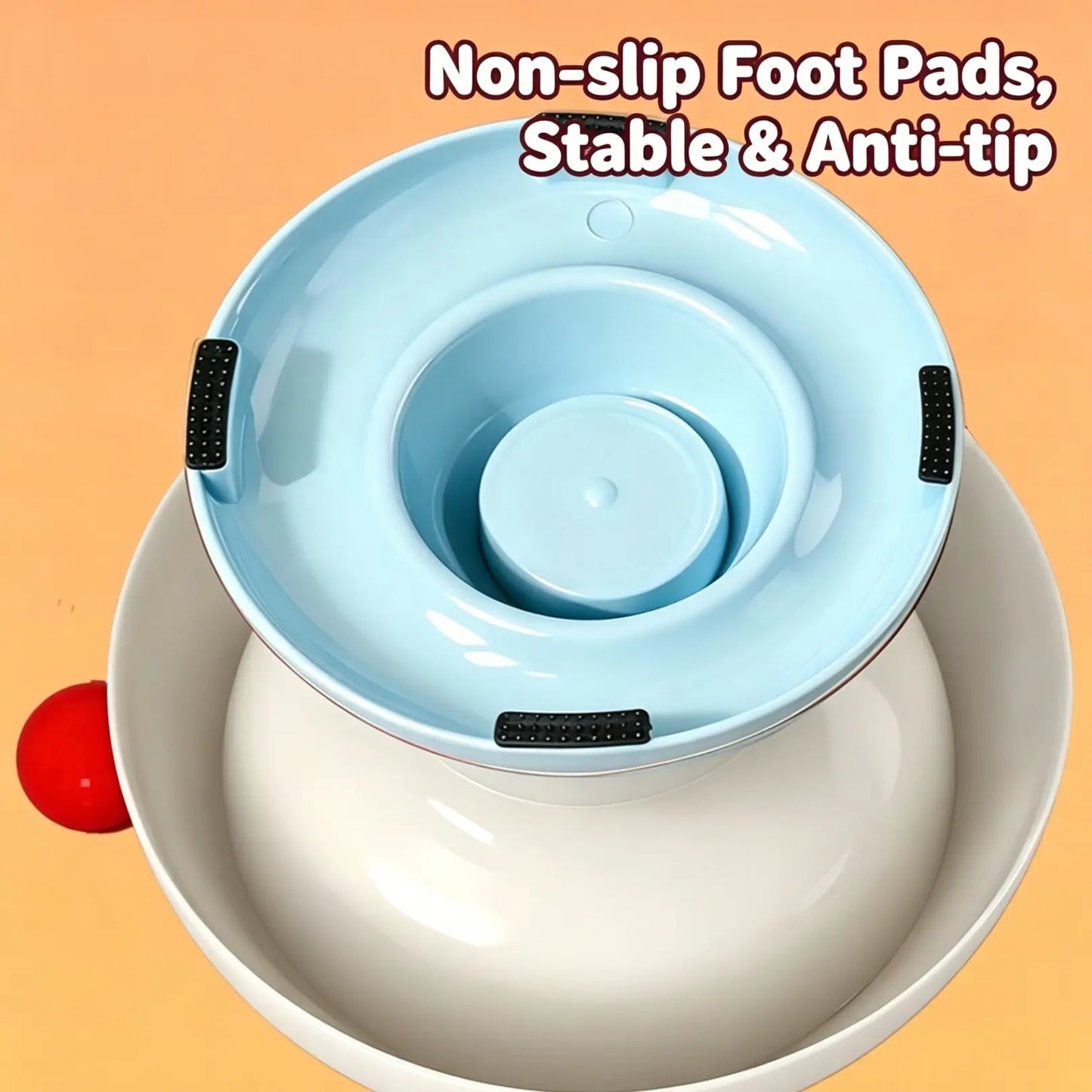 Stylish Premium Stainless Steel Pet Bowl - Anti-Slip, Easy to Clean, with Removable Liner & Blackhead Prevention - Available in 3 Chic Colors
