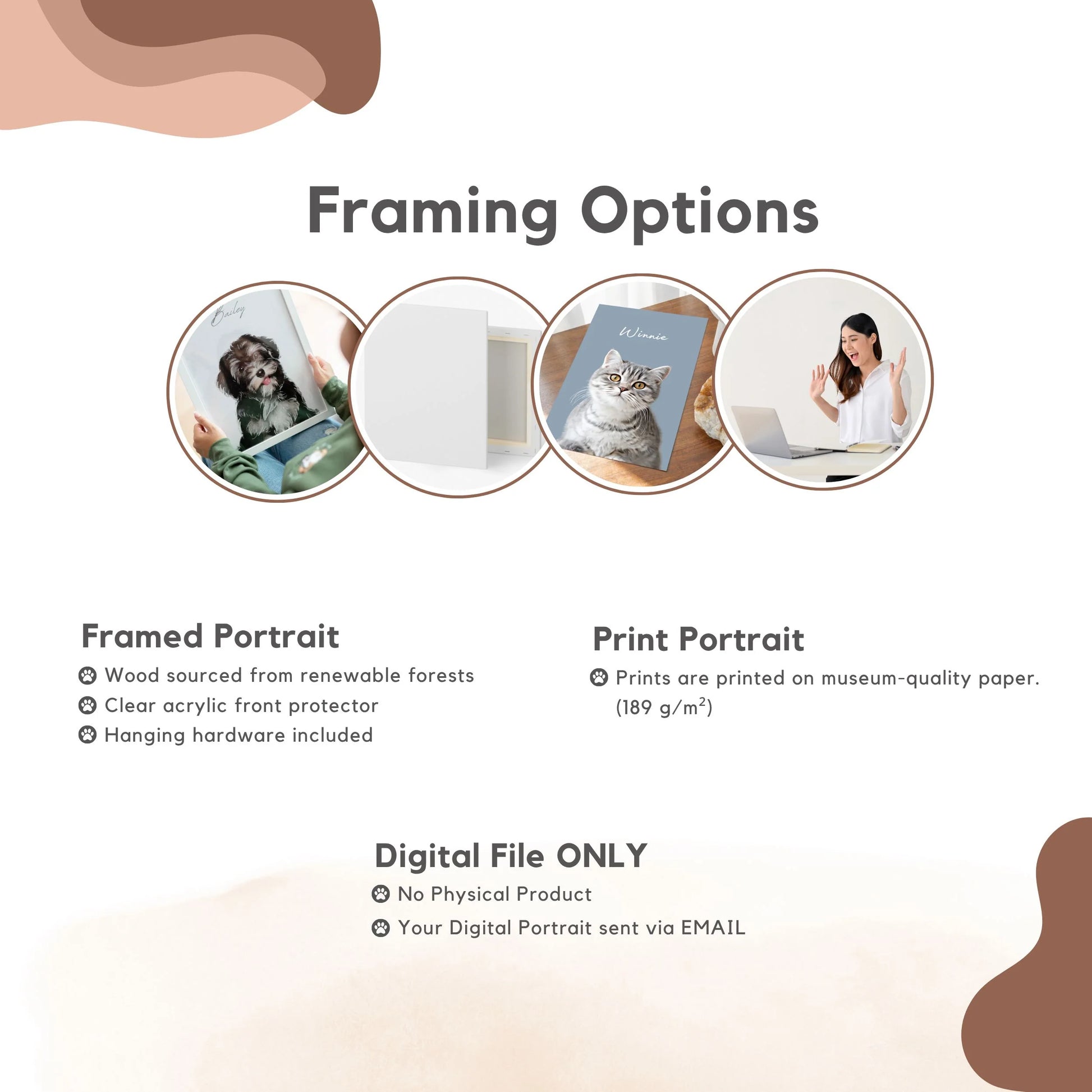 Customizable Pet Portrait - Cherish Your Furry Friend with a Unique Photo and Name!