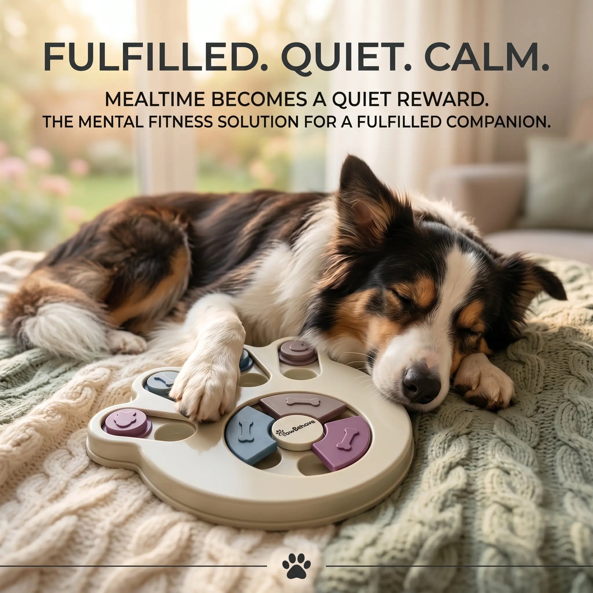 Engaging Dog Puzzle Toy & Slow Feeder Bowl - Fun Level 1 Treat Dispenser for Healthy Digestion!