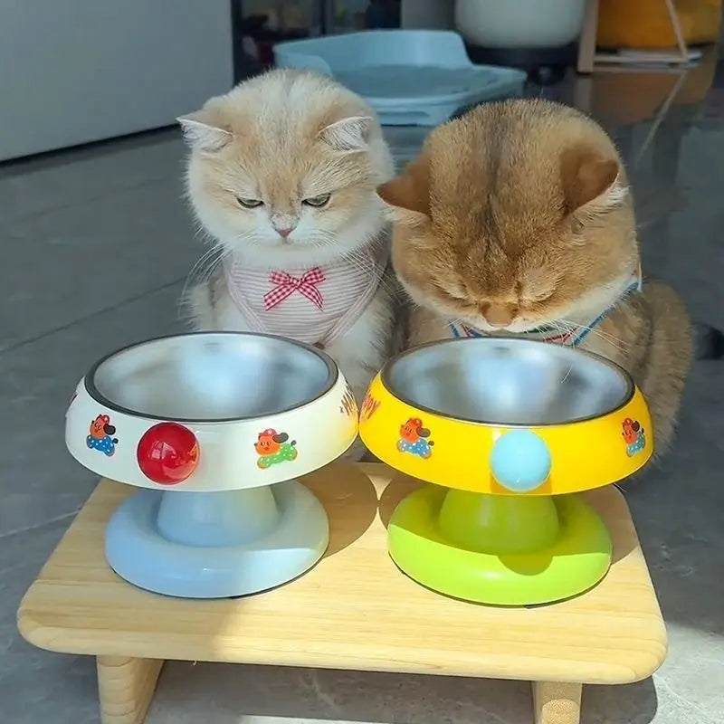 Stylish Premium Stainless Steel Pet Bowl - Anti-Slip, Easy to Clean, with Removable Liner & Blackhead Prevention - Available in 3 Chic Colors