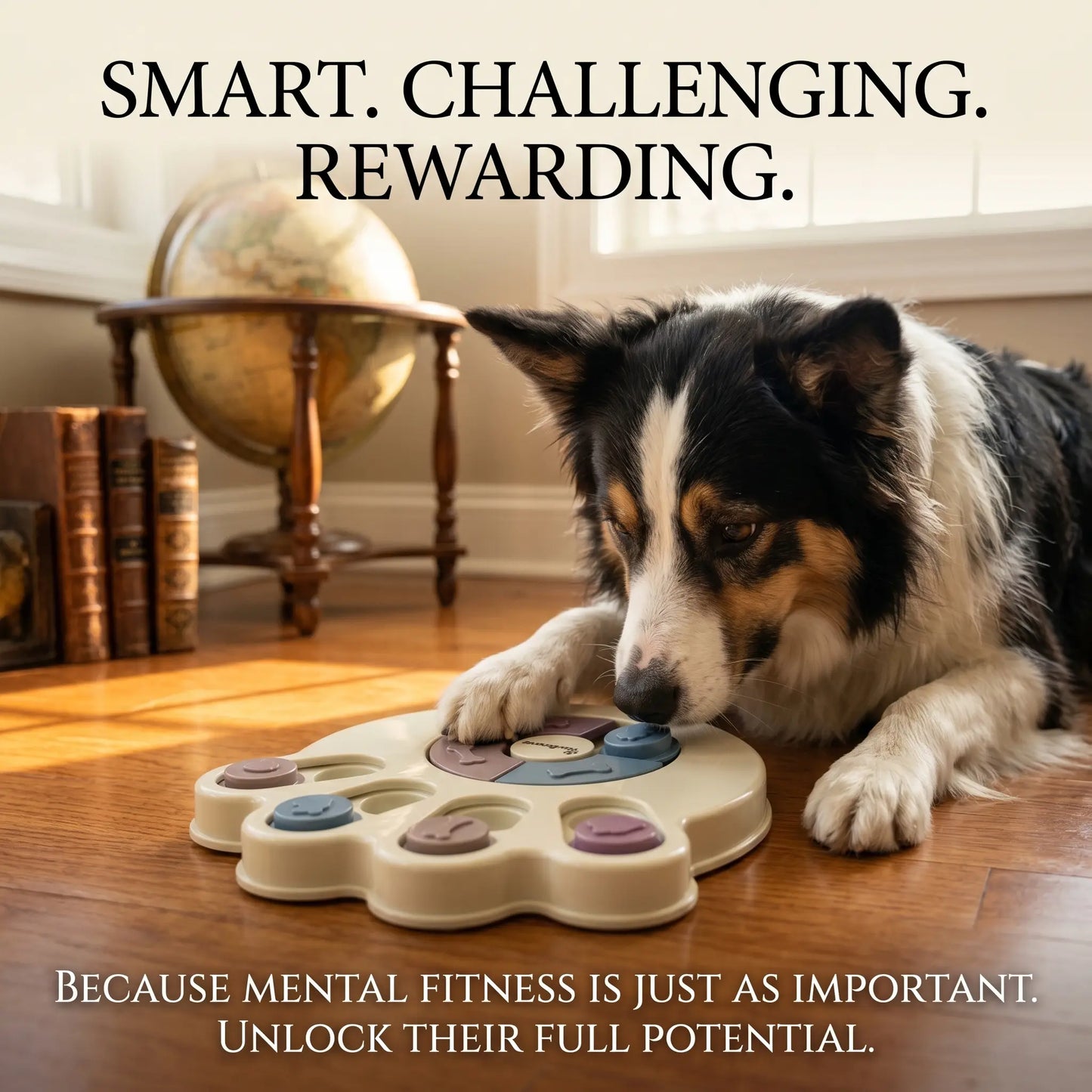 Engaging Dog Puzzle Toy & Slow Feeder Bowl - Fun Level 1 Treat Dispenser for Healthy Digestion!