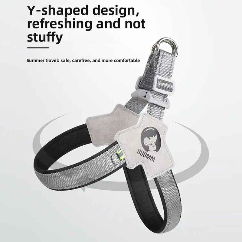 Ultimate Comfort Dog Harness & Leash Set for Small to Medium Breeds - Ideal for Corgis, Shiba Inus, and French Bulldogs!